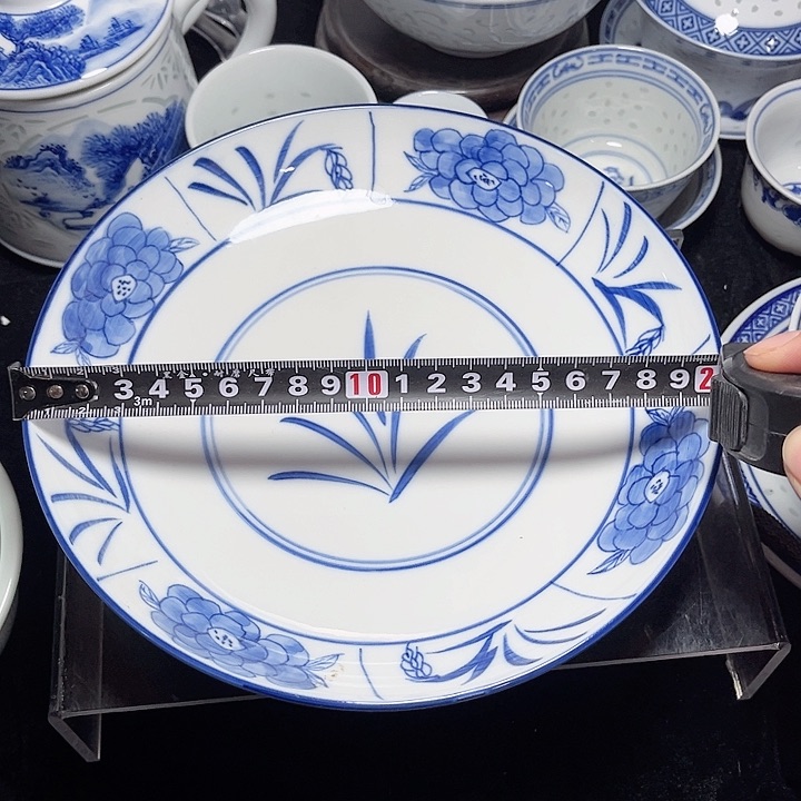 碗手绘木棉花八寸盘