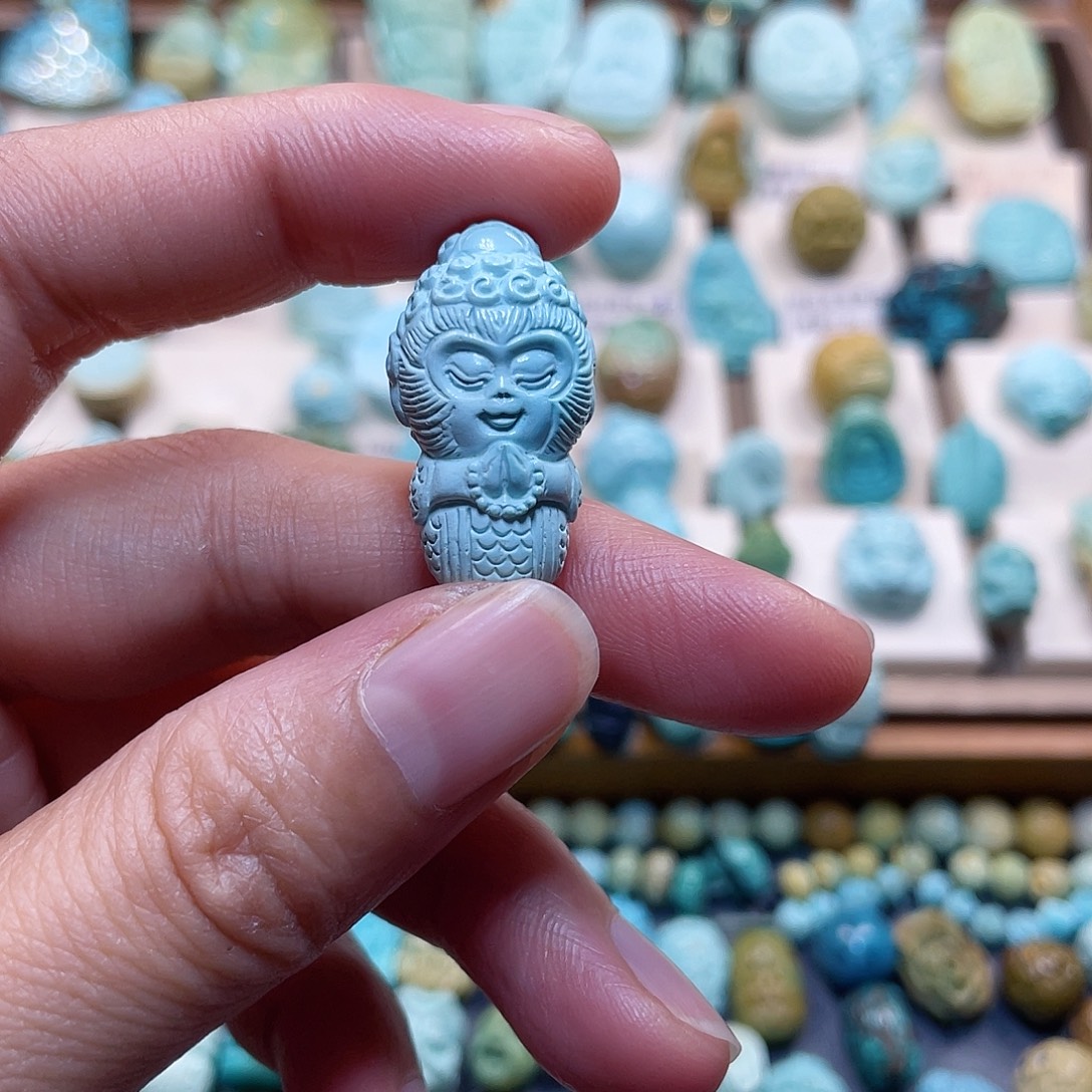 绿松石未镶嵌配饰