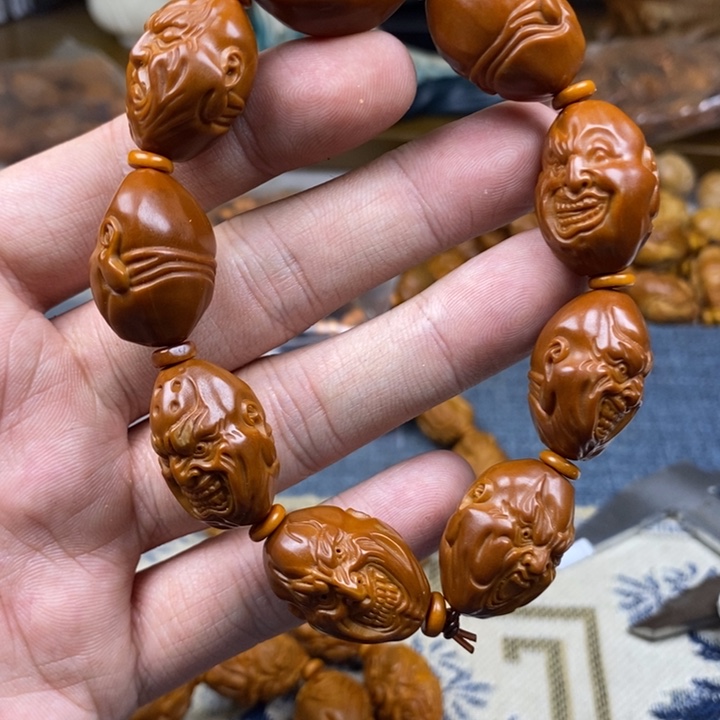 橄榄核手串/手链橄榄核雕工艺手串