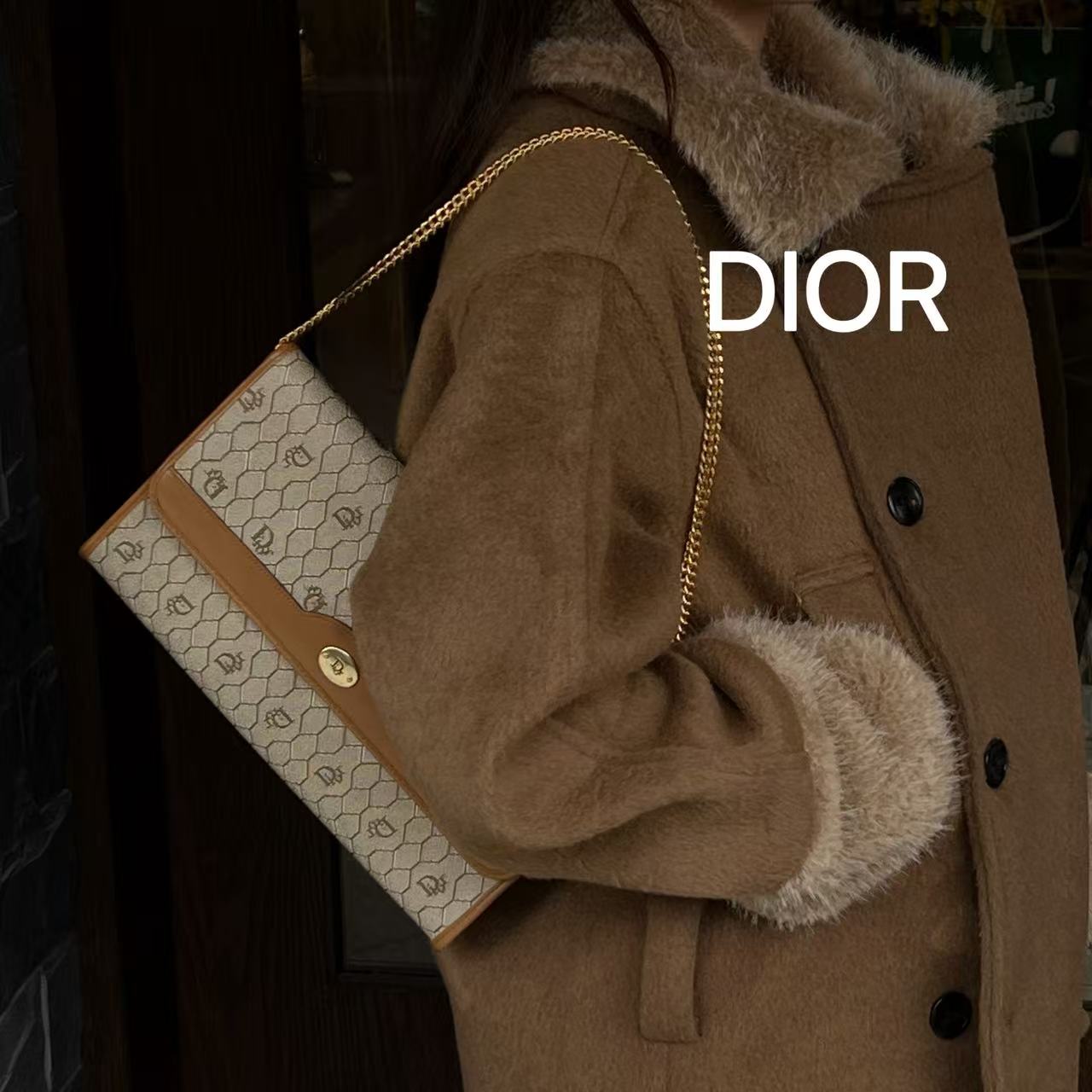 95新 DIOR/迪奥 K541经典百搭单肩包包95新