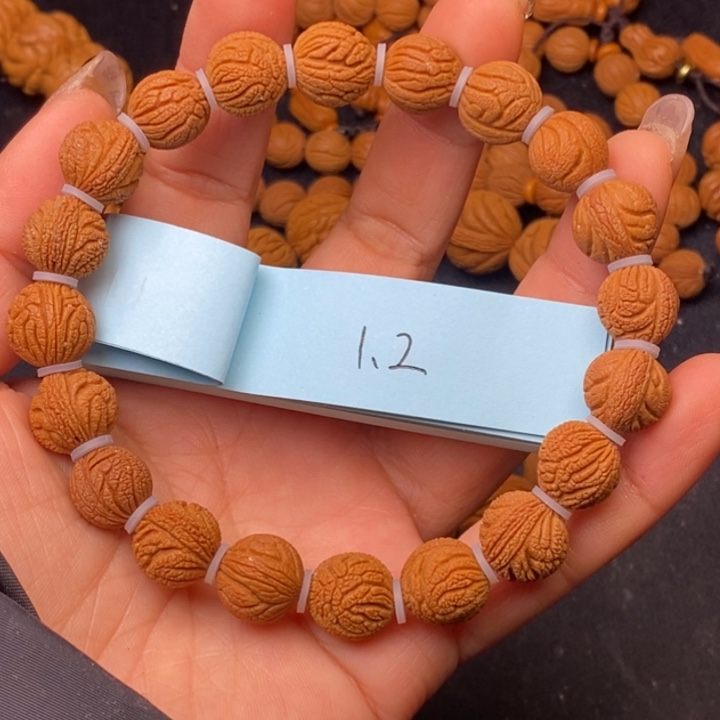 秦岭龙纹桃核20颗