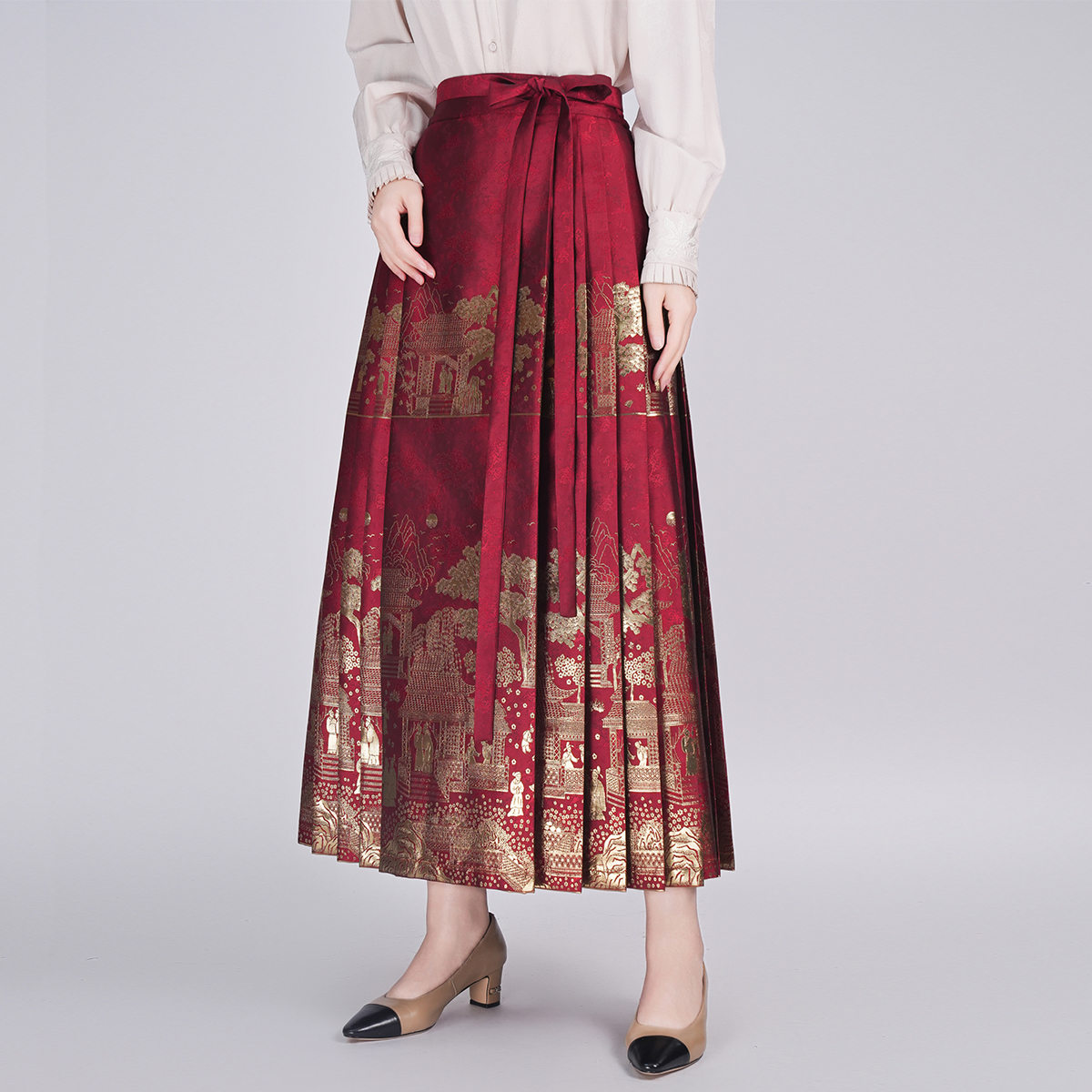 新款高端汉服红色星光正宗女马面裙子半身裙正版中式国风GDC61608