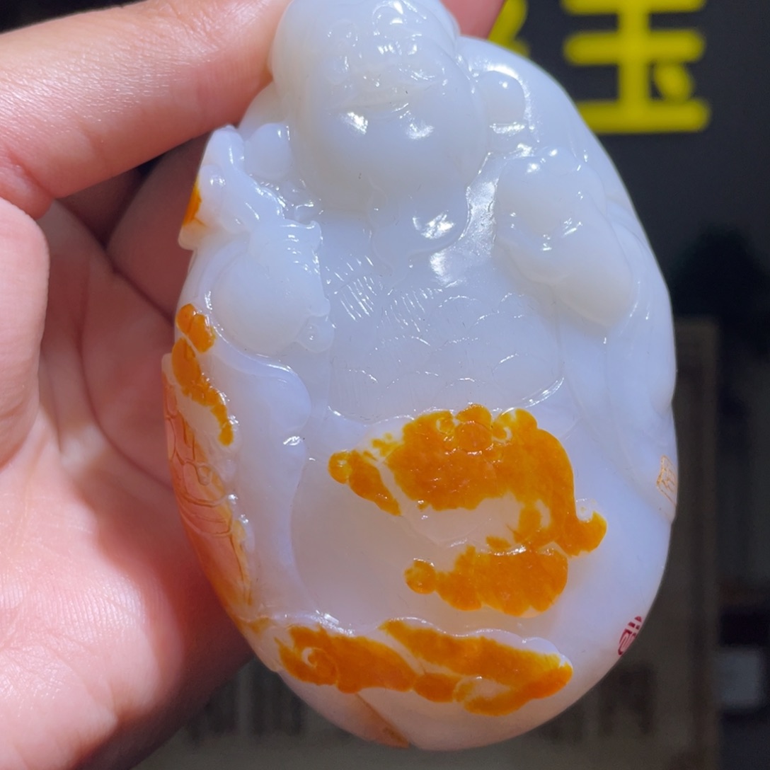 和田玉未镶嵌颈饰D1