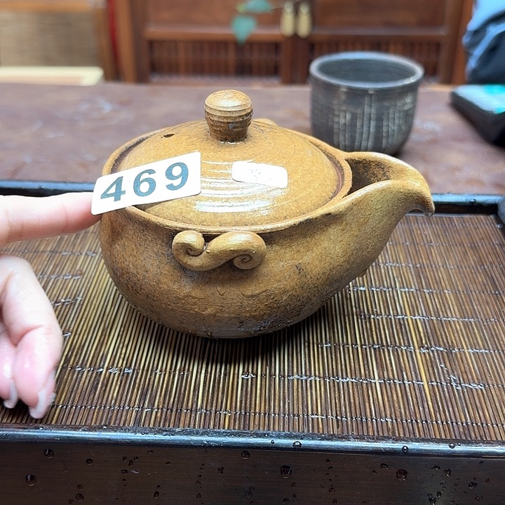 纯手工制作粗陶茶具