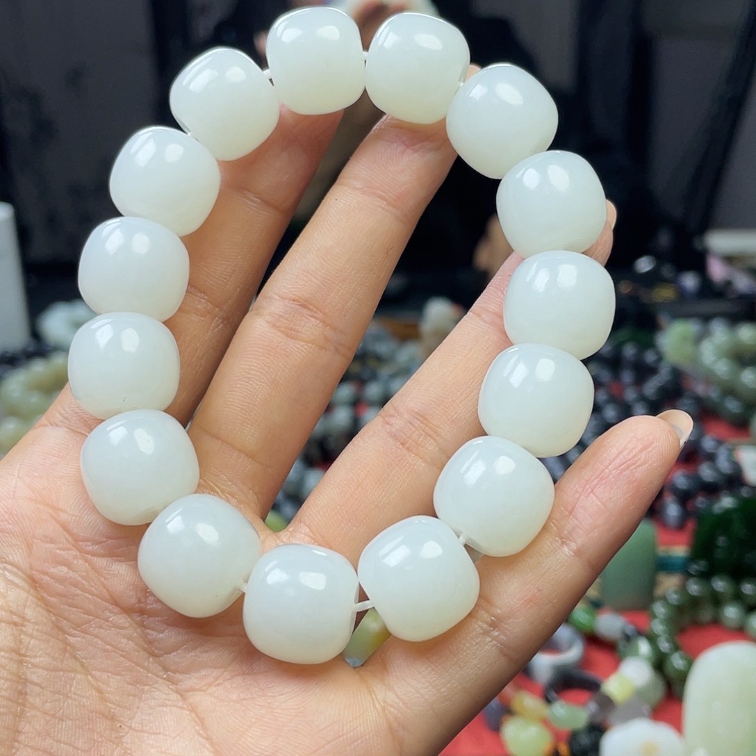 和田玉手链未镶嵌