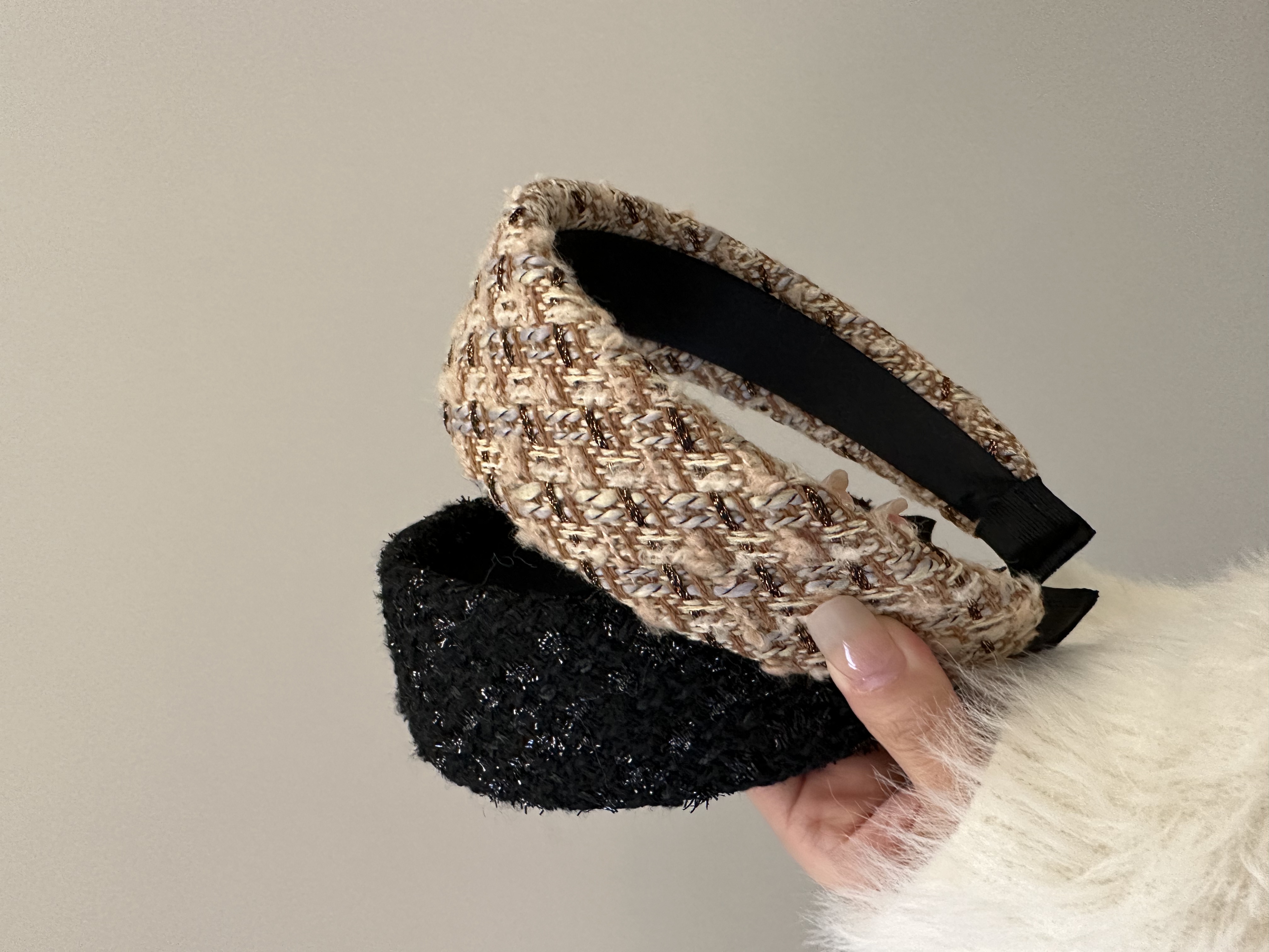 【小香风】轻奢大牌风女高颅顶神器发卡优雅发饰秋冬气质