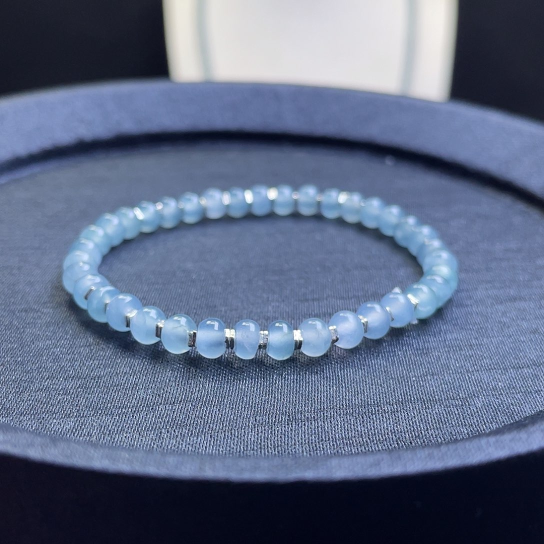 若***安翡翠散珠天气A货翡翠手串一条