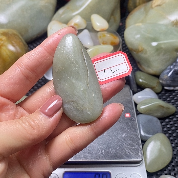 和田玉未镶嵌挂件12