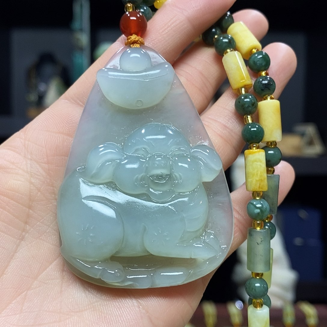 岫玉挂件吊坠未镶嵌