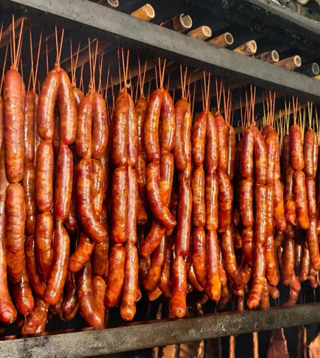 【黑猪肉香肠】 买一送一！恩施黑猪肉手工灌制纯肉香肠麻辣原味广味