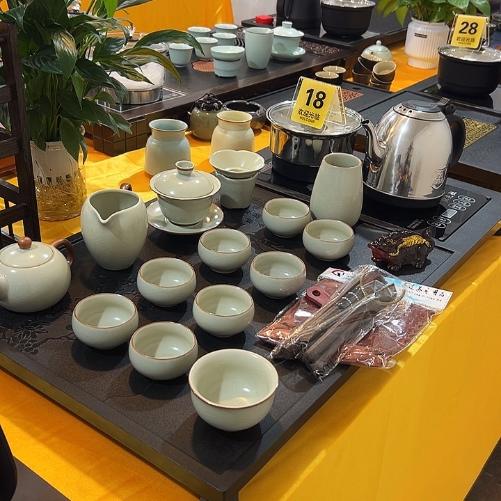 茶盘茶具带电器大套组