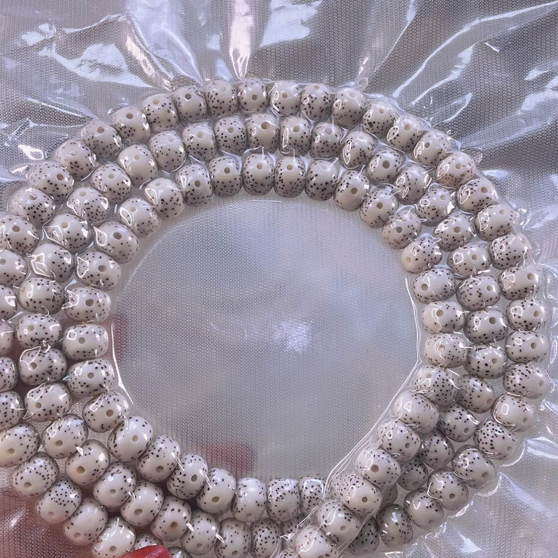 星月菩提吊坠脱脂藏式桶珠尺寸9/7