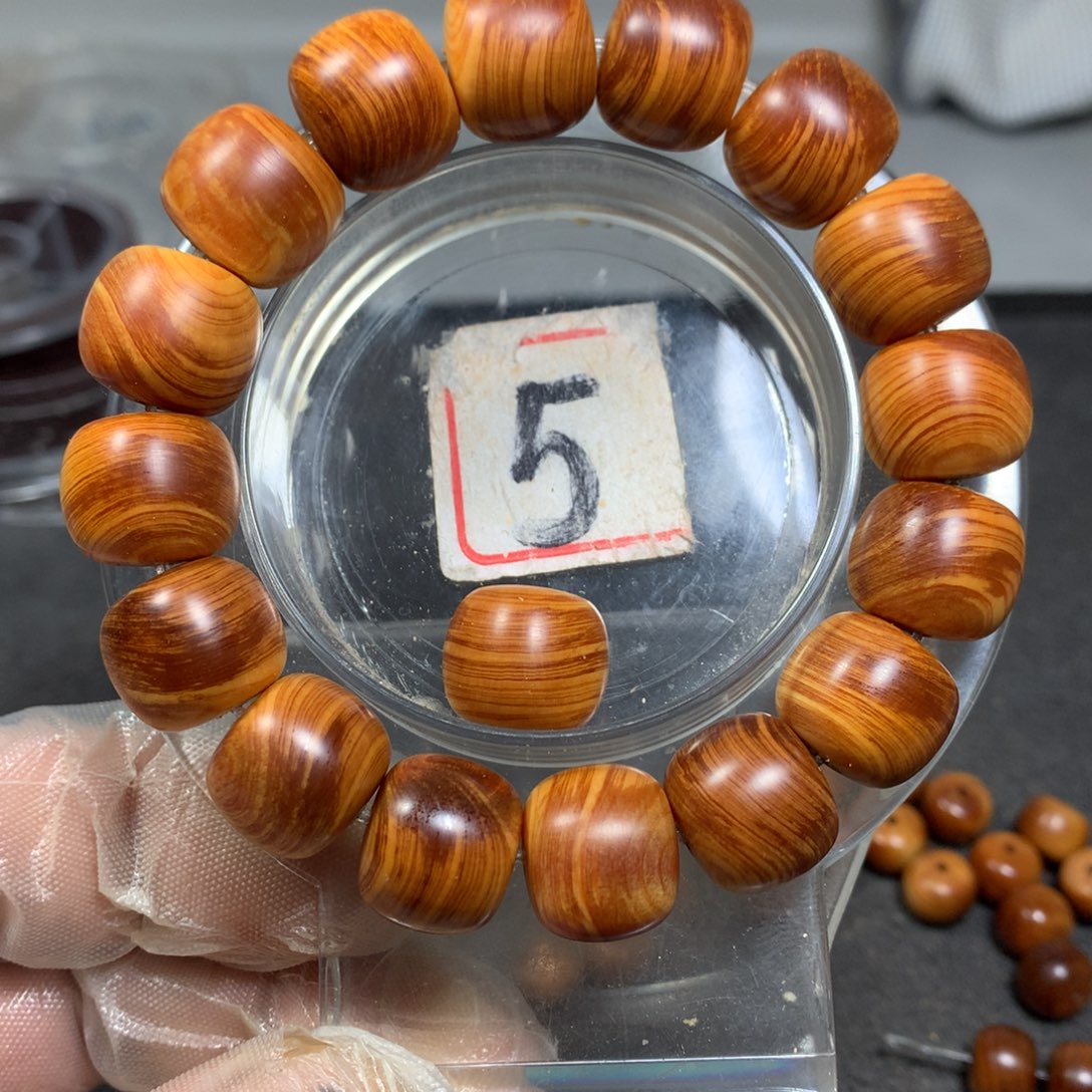 用***4手串/手链柏木太行陈化崖柏手串