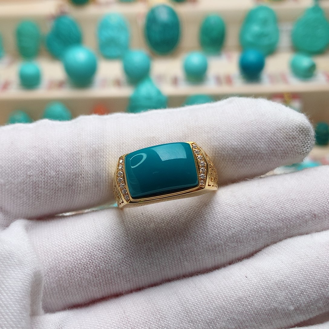 绿松石珠宝奇石未镶嵌