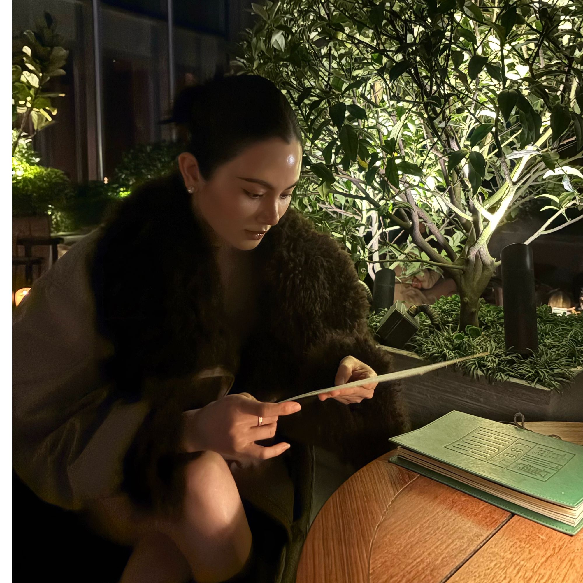 【徐达琳专属】大毛领皮草派克服女鹅绒内胆羽绒服外套LD11539