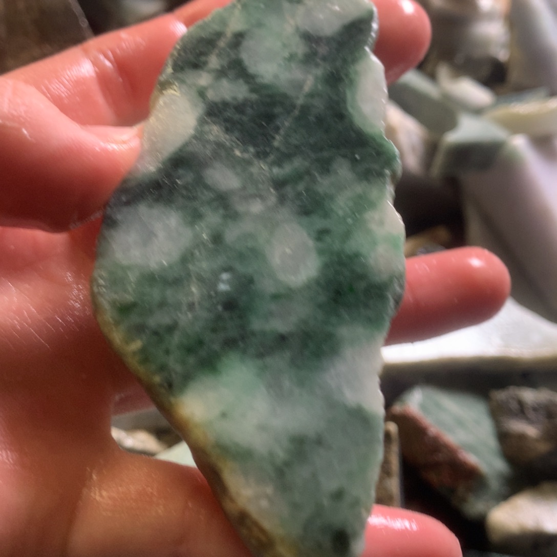 翡翠颈饰未镶嵌缅甸翡翠