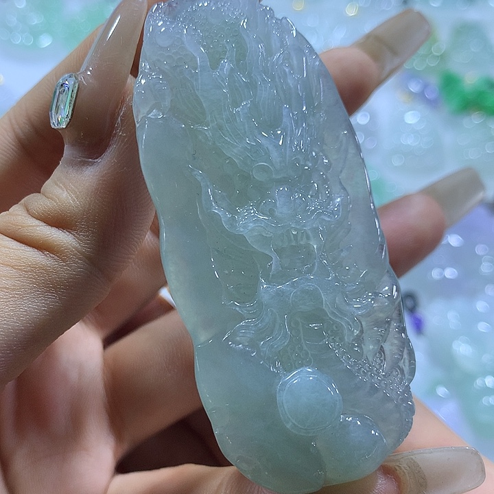 翡翠未镶嵌颈饰天然翡翠A货吊坠