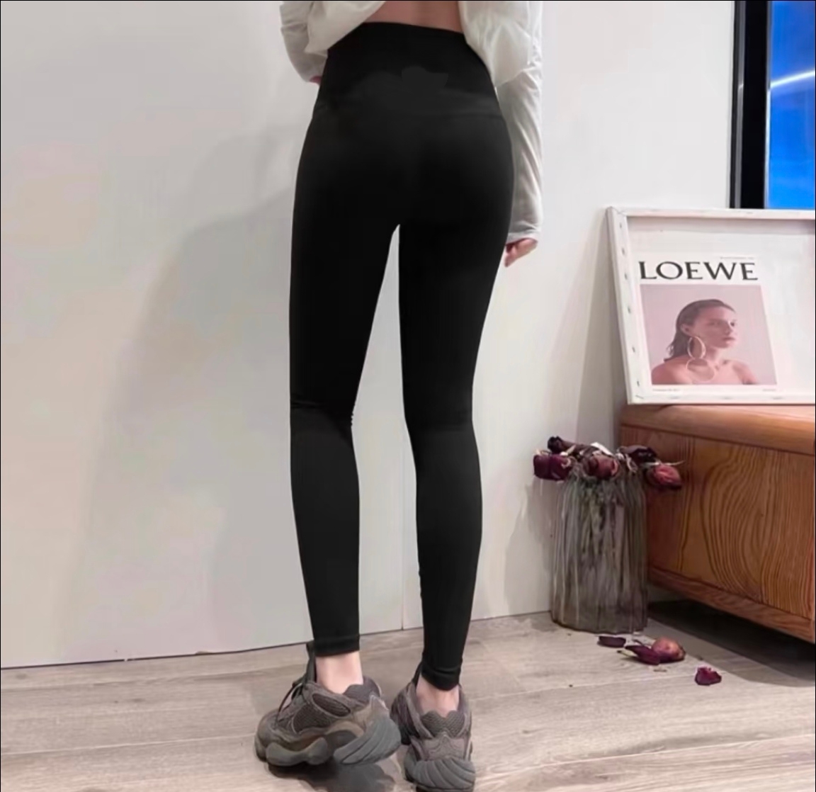 瑜伽裤九分裤超显身材紧身瑜伽裤女士无束缚感无尴尬线