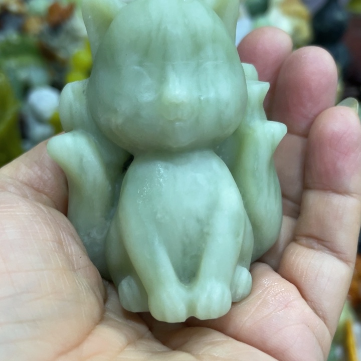 蛇纹石玉未镶嵌天然岫玉