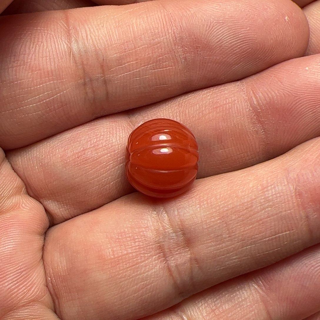 南红玛瑙珠子未镶嵌俊*