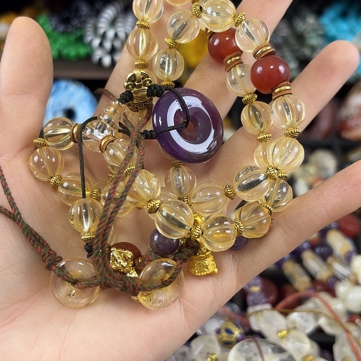 阿****玛瑙/玉髓颈饰未镶嵌