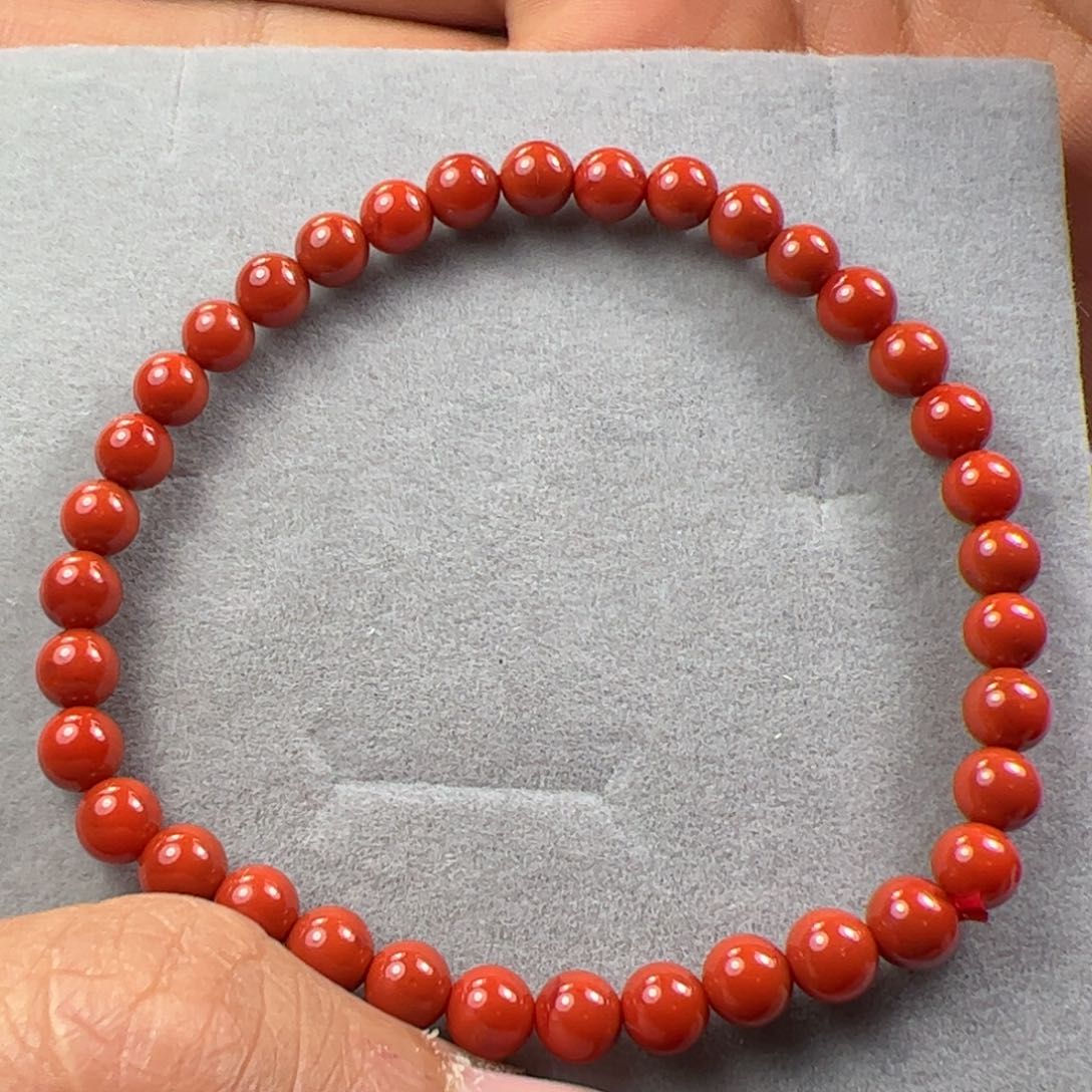 南红玛瑙手串未镶嵌