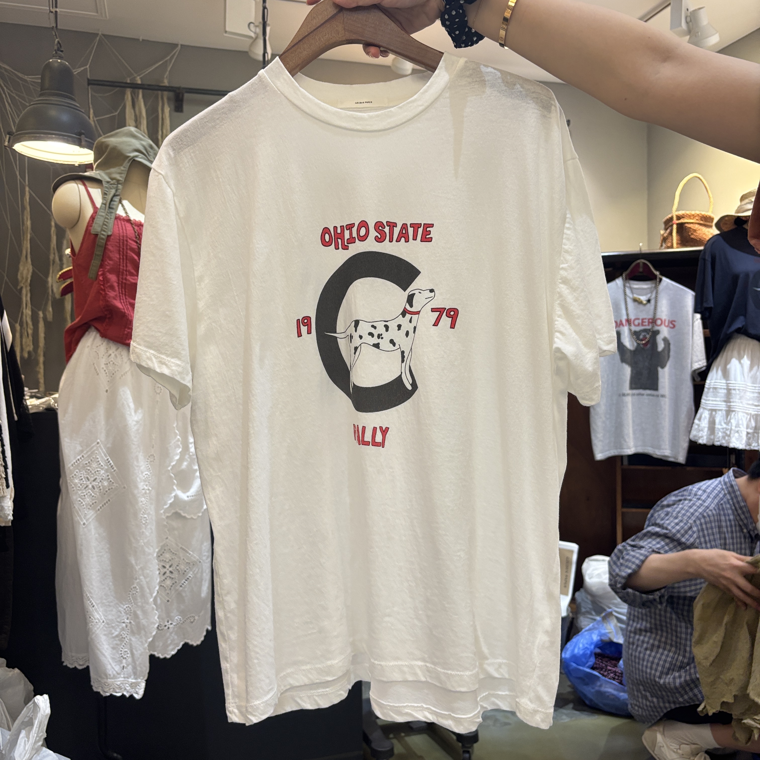 【非凡领域】韩国正品/NO退/GOLDEN/斑点狗T/短袖/5070609