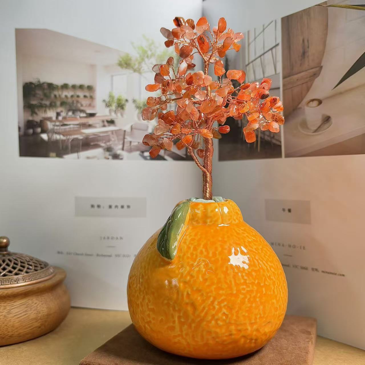 大橘大利摆件水晶摆件-多样性发其一-DJ701