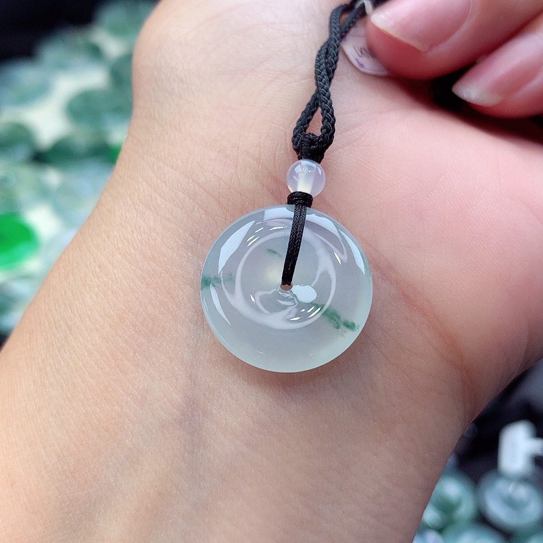 颈饰未镶嵌翡翠编号9尺寸18.4-5.2