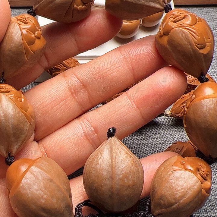 橄榄核手串/手链包衣弥勒