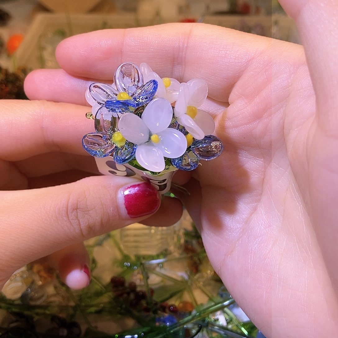 琉璃手工艺品961花瓶