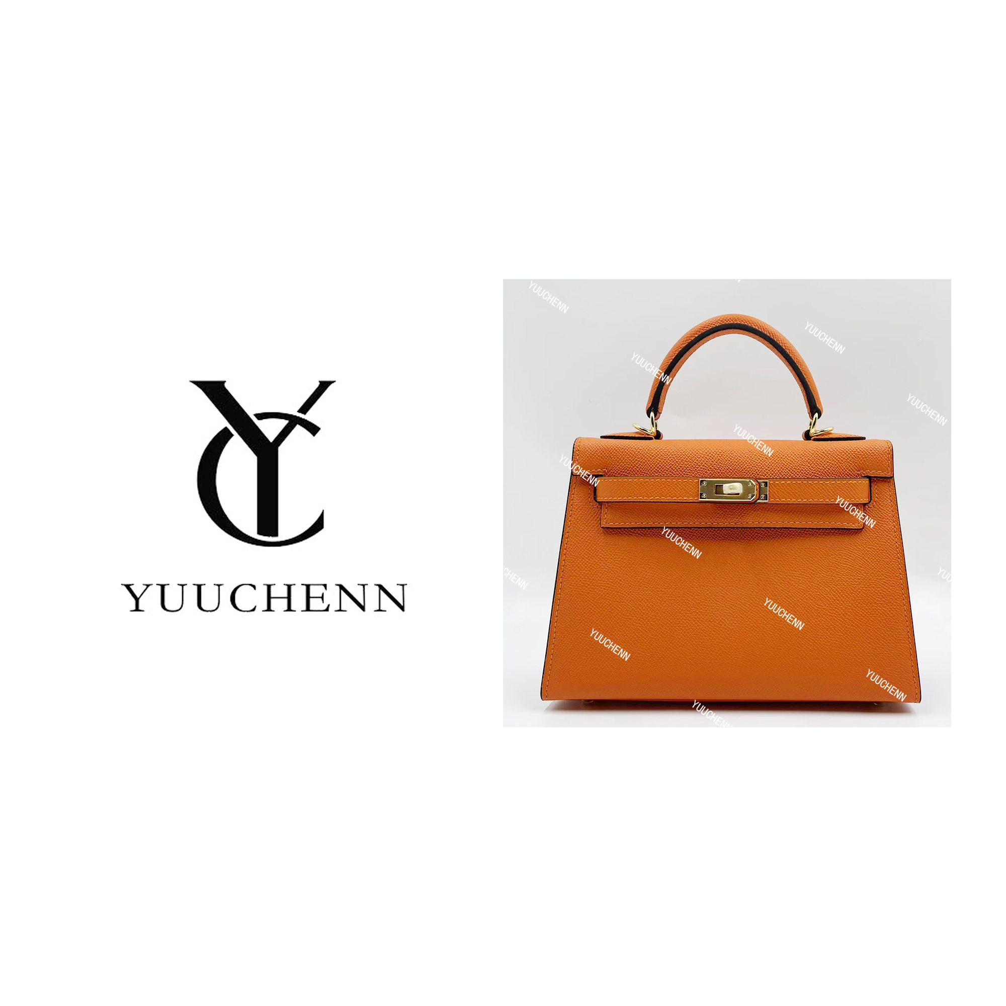 YUUCHENN22cm原创设计高定真皮包 HH7234