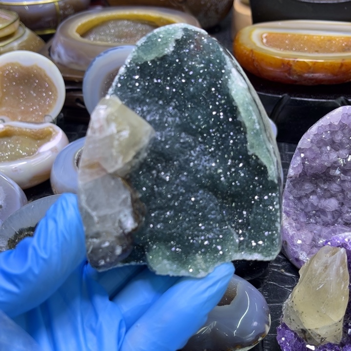 水晶未镶嵌珠宝半成品