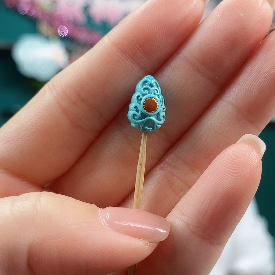 绿松石珠宝奇石未镶嵌