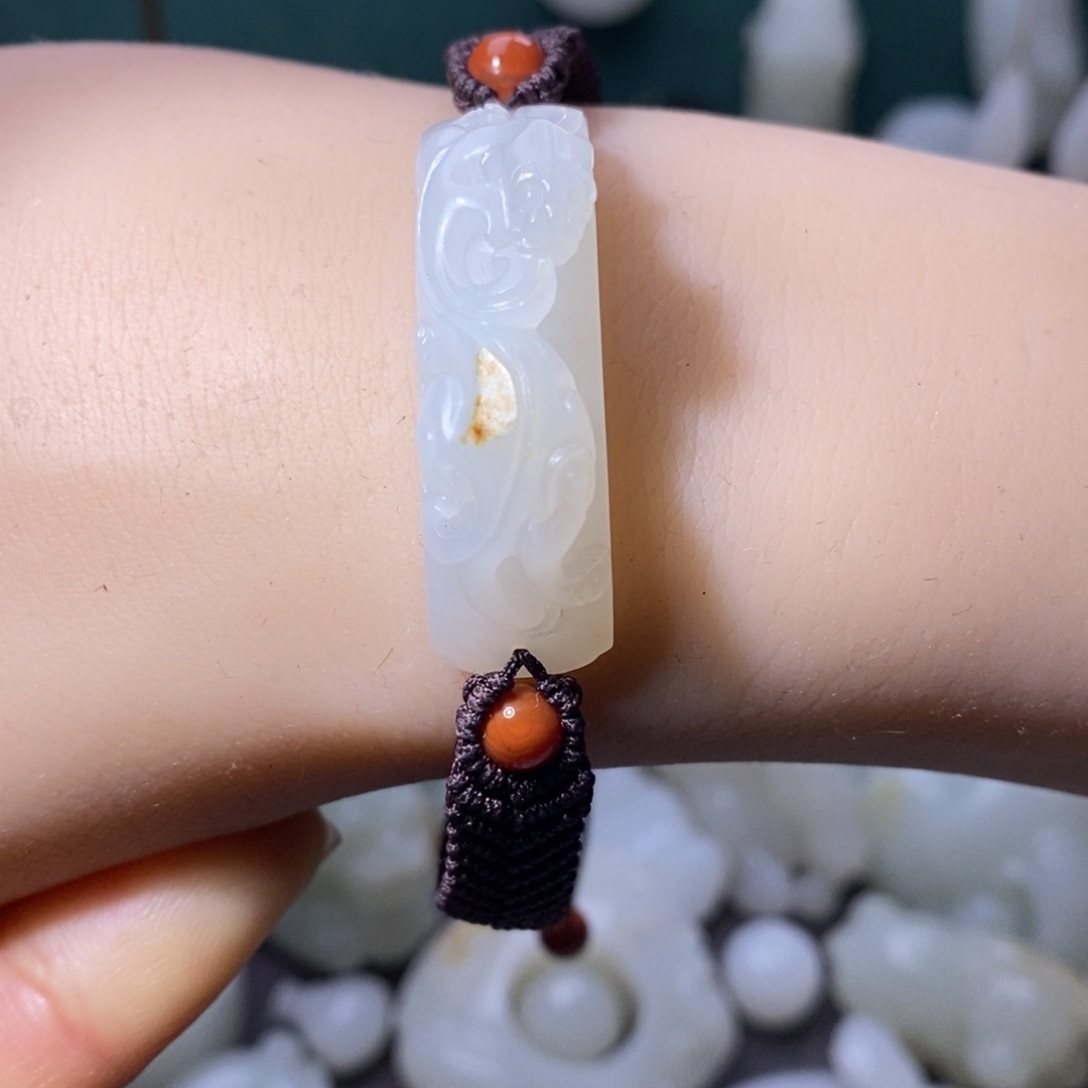 和田玉手链未镶嵌