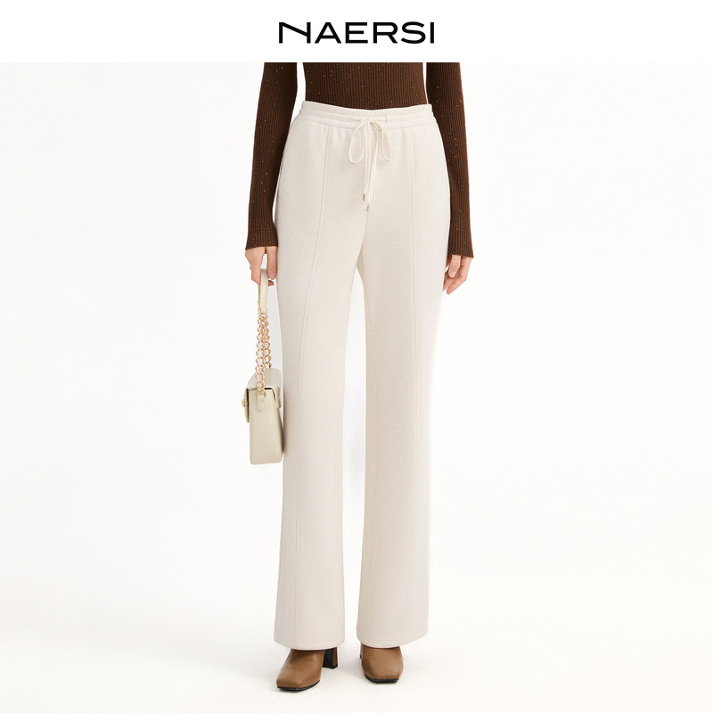 娜尔思商场喇叭裤时尚休闲2025年冬季新款百搭裤子女NV04798D1