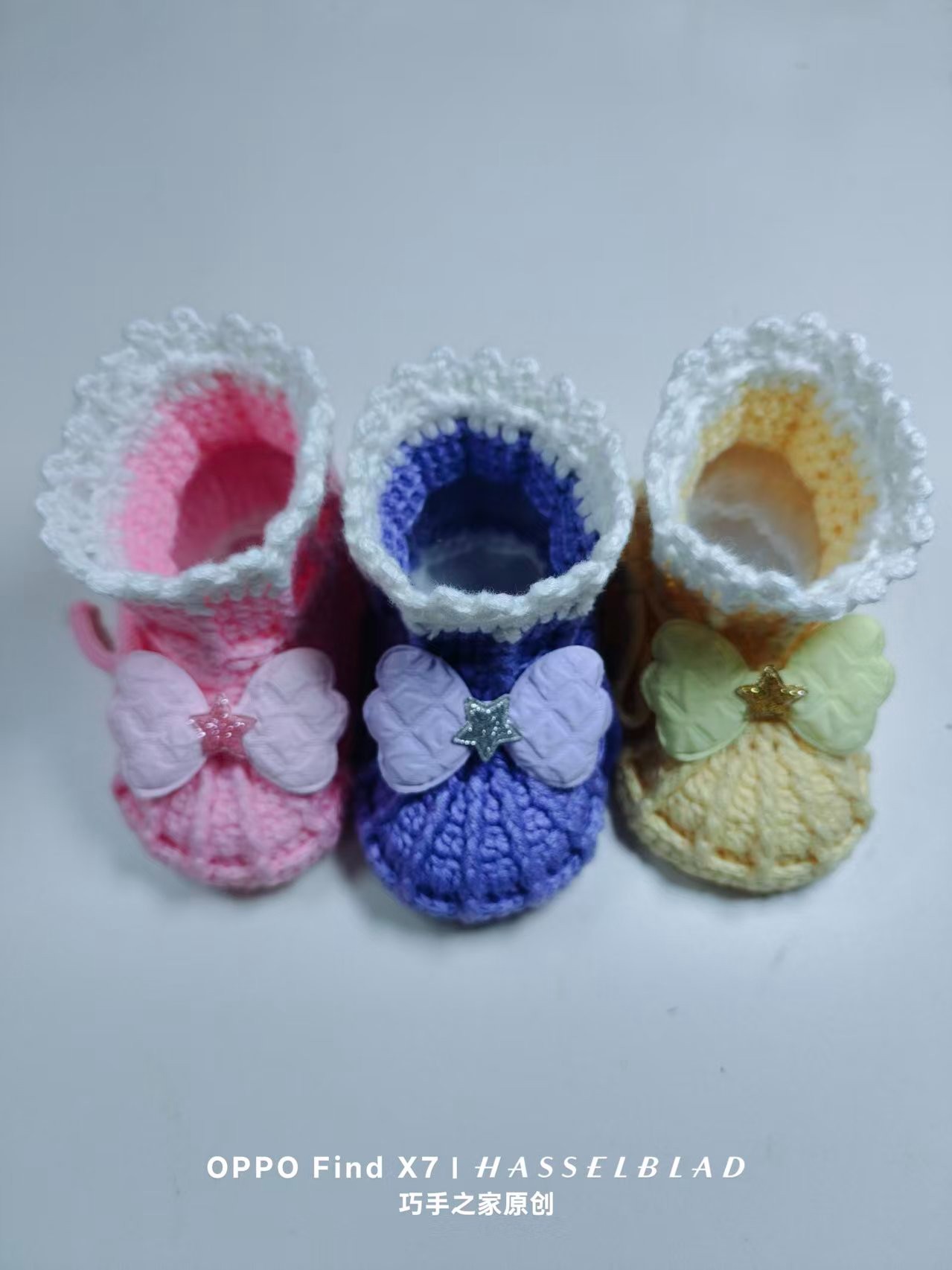 手工编织宝宝鞋（星河）材料包（送一款鞋教程，图片仅供参考）非成品