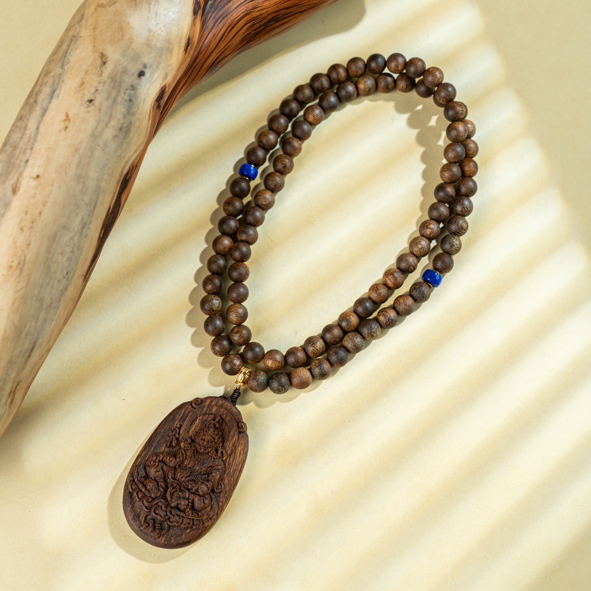 沉香越南芽庄窖藏30年瘤疤白奇楠多圈8MM设计款