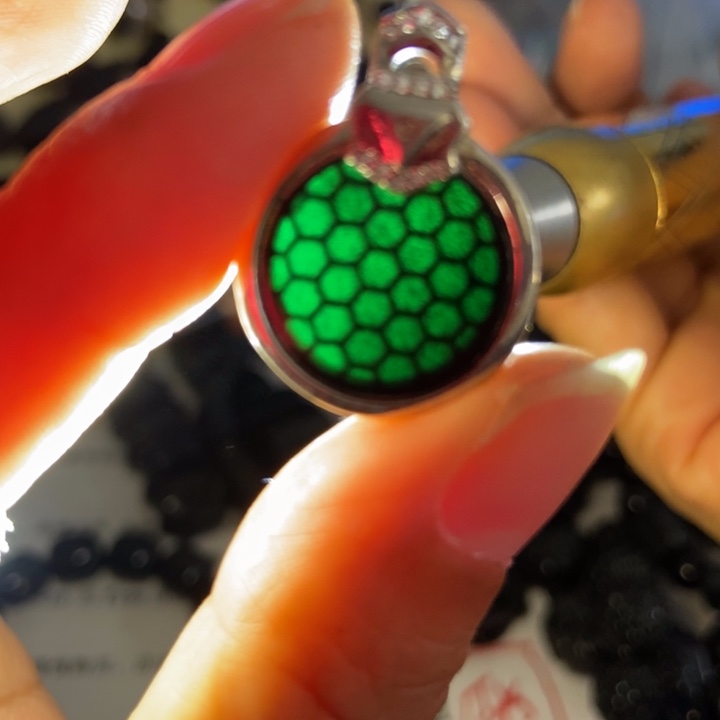 翡翠银S925镶嵌颈饰墨翠