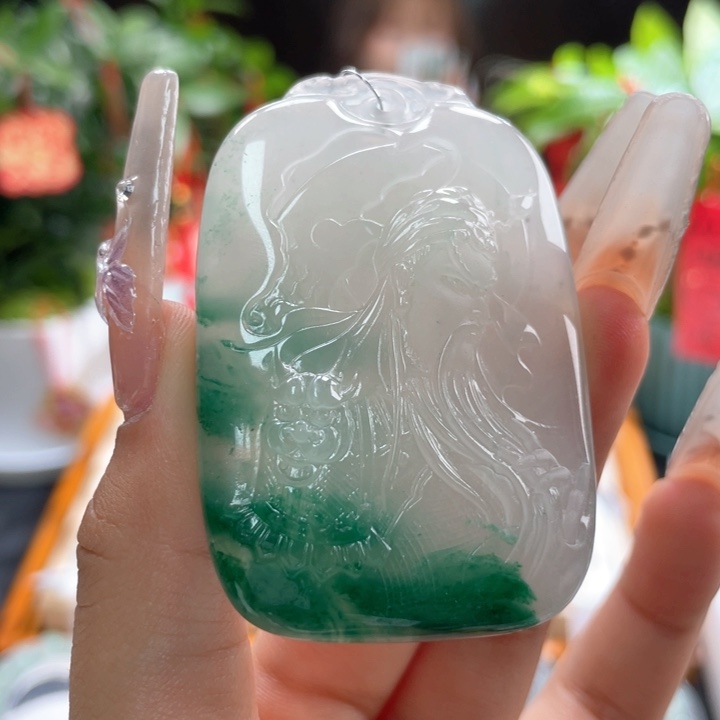 石英质玉吊坠(不含链)未镶嵌