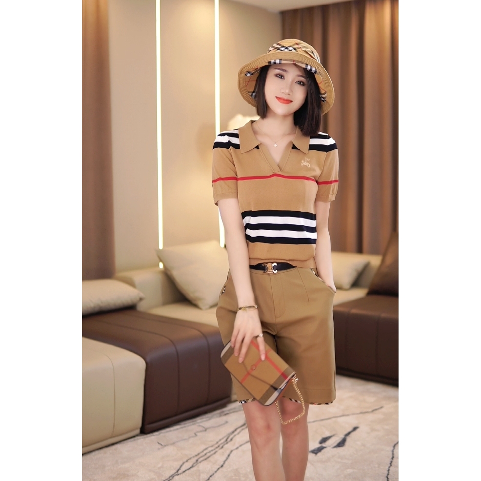 975-安迪专属-新款条纹POLO领T恤-