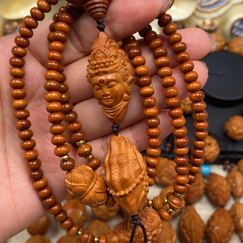 【闪购商品】橄榄核吊坠橄榄手工雕刻工艺