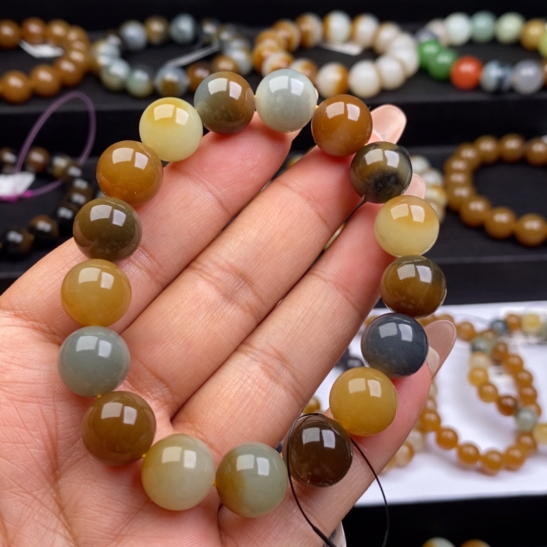 和田玉未镶嵌手链