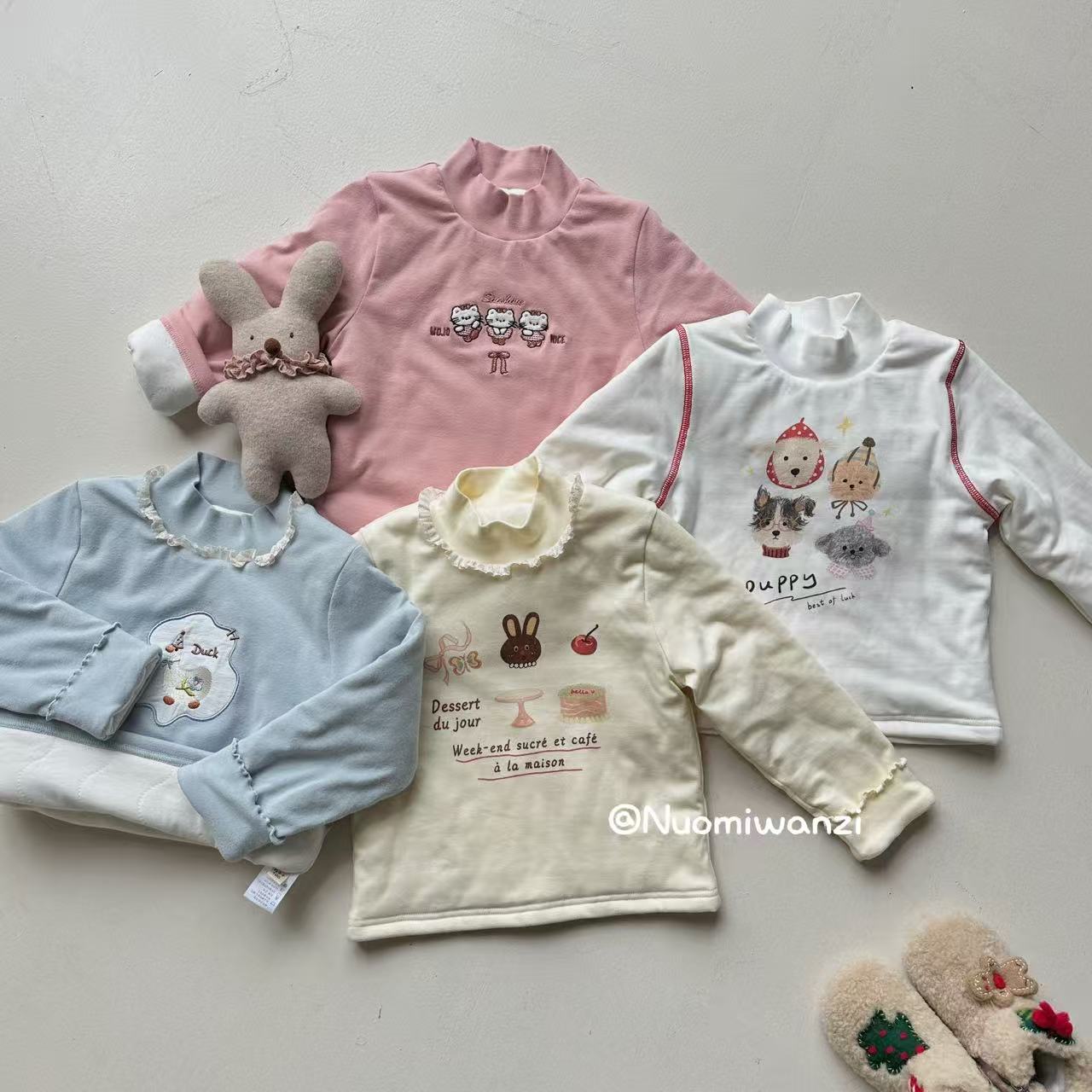 【现货】儿童加厚保暖卡通打底衫（冬款）WZJ-26602-26600-26601