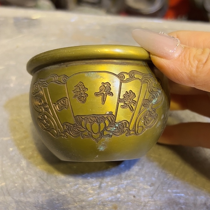 黄铜摆件，文房工艺品摆件
