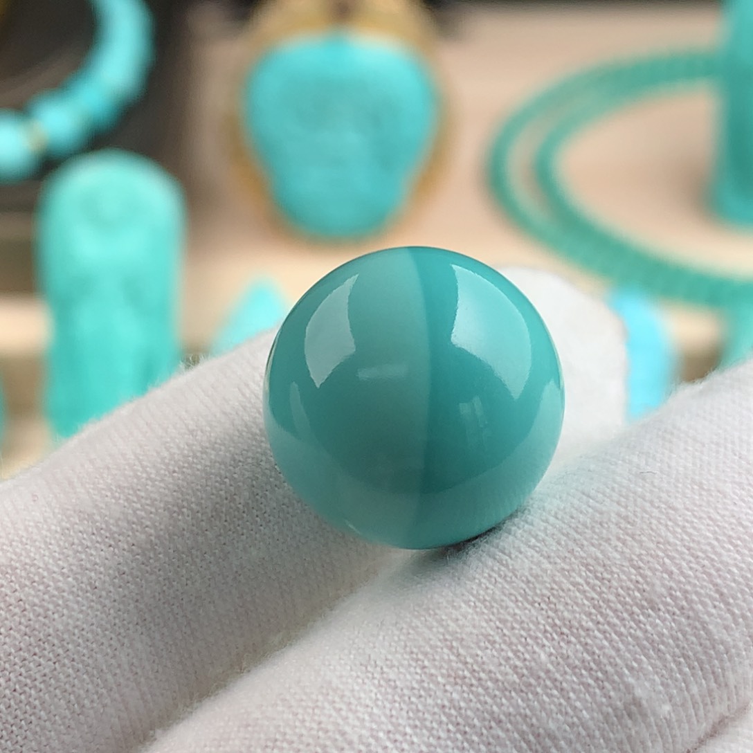 【闪购商品】绿松石配珠卡16.7未镶嵌