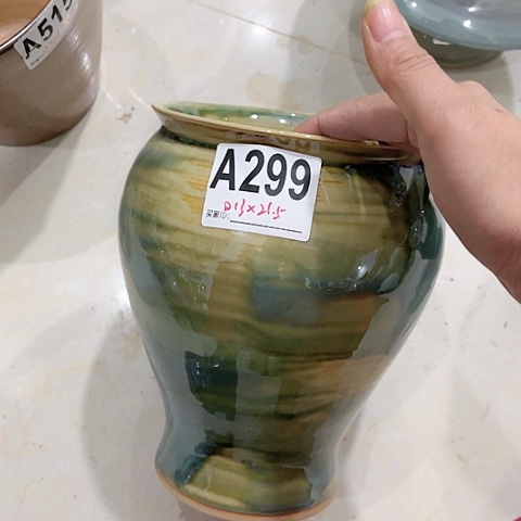 红陶景德镇陶瓷花盆手工