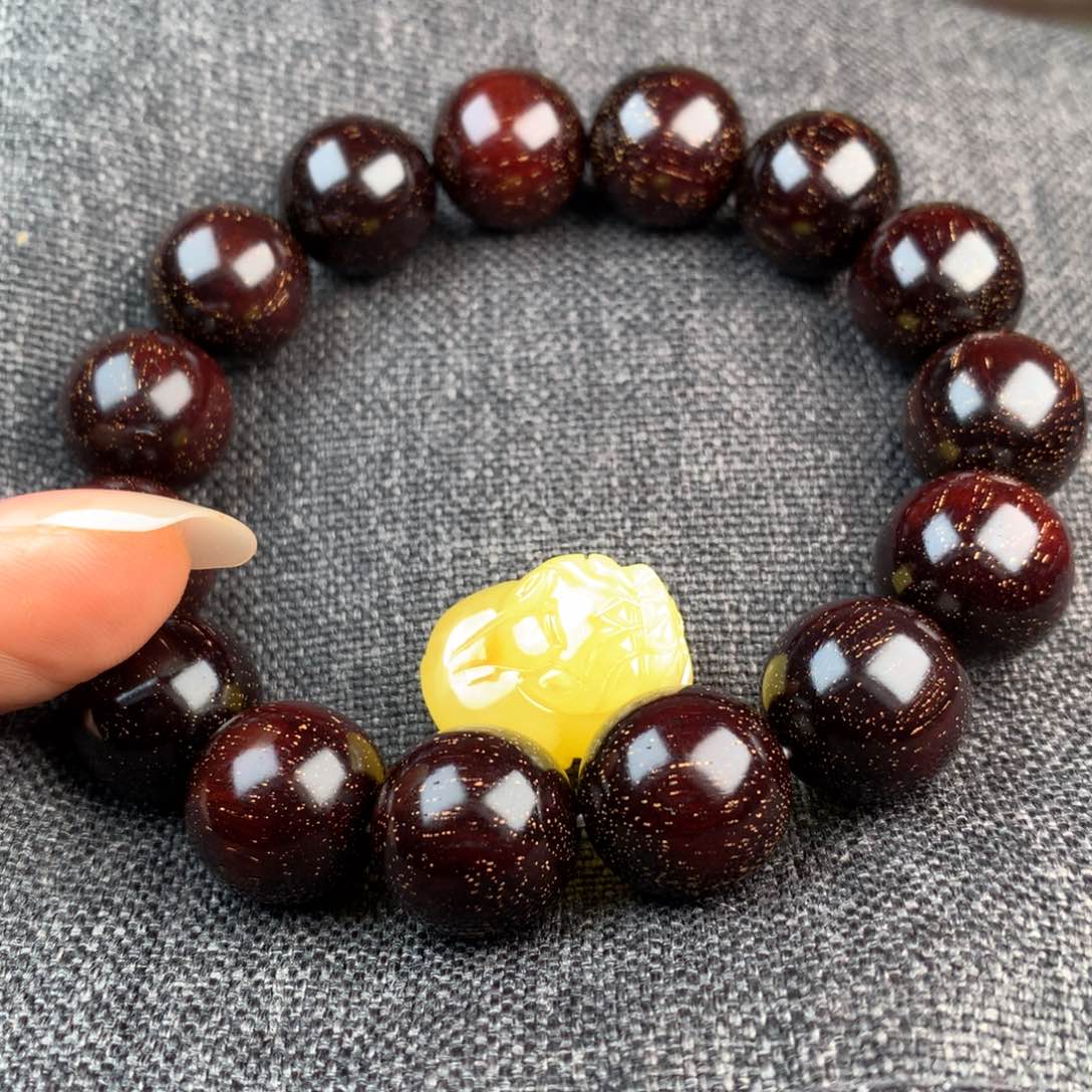 小叶紫檀手串/手链氧***间檀香紫檀定制
