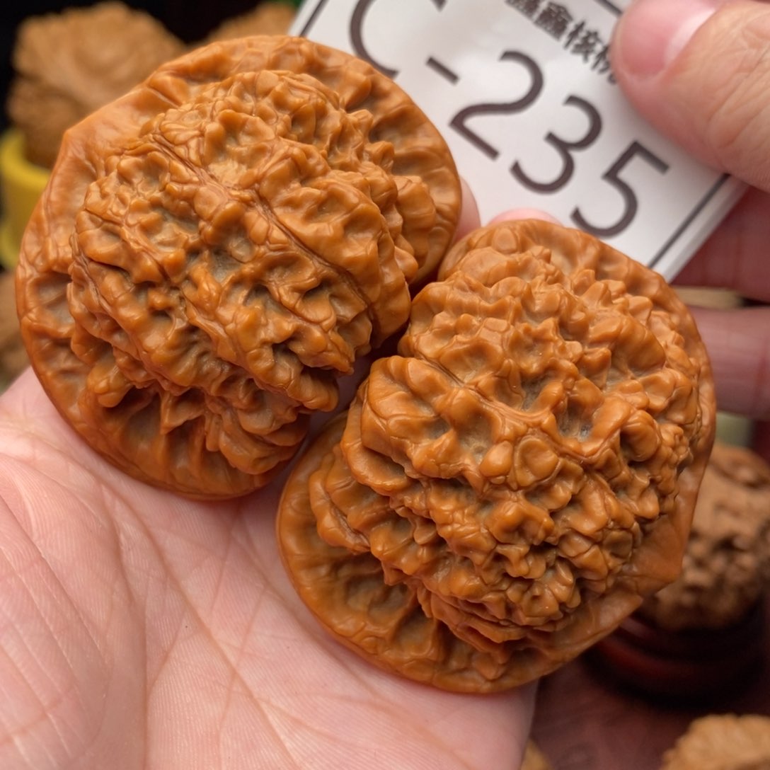 文玩核桃把件官帽53