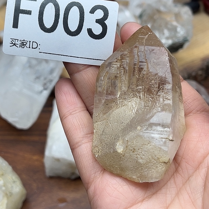 钛***刄珠宝半成品未镶嵌水晶默认微瑕